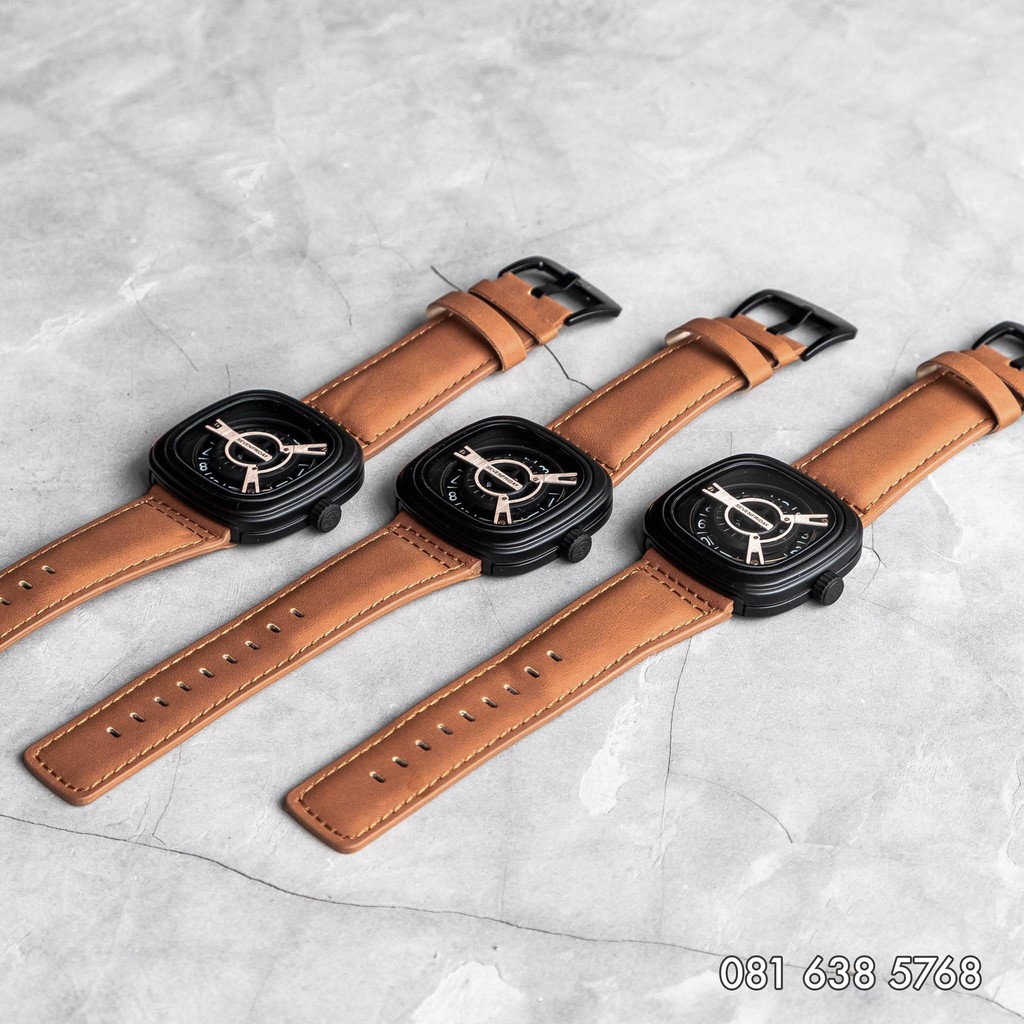 Đồng hồ Nam SEVEN FRIDAY dây da, máy Nhật, bảo hành 24 tháng