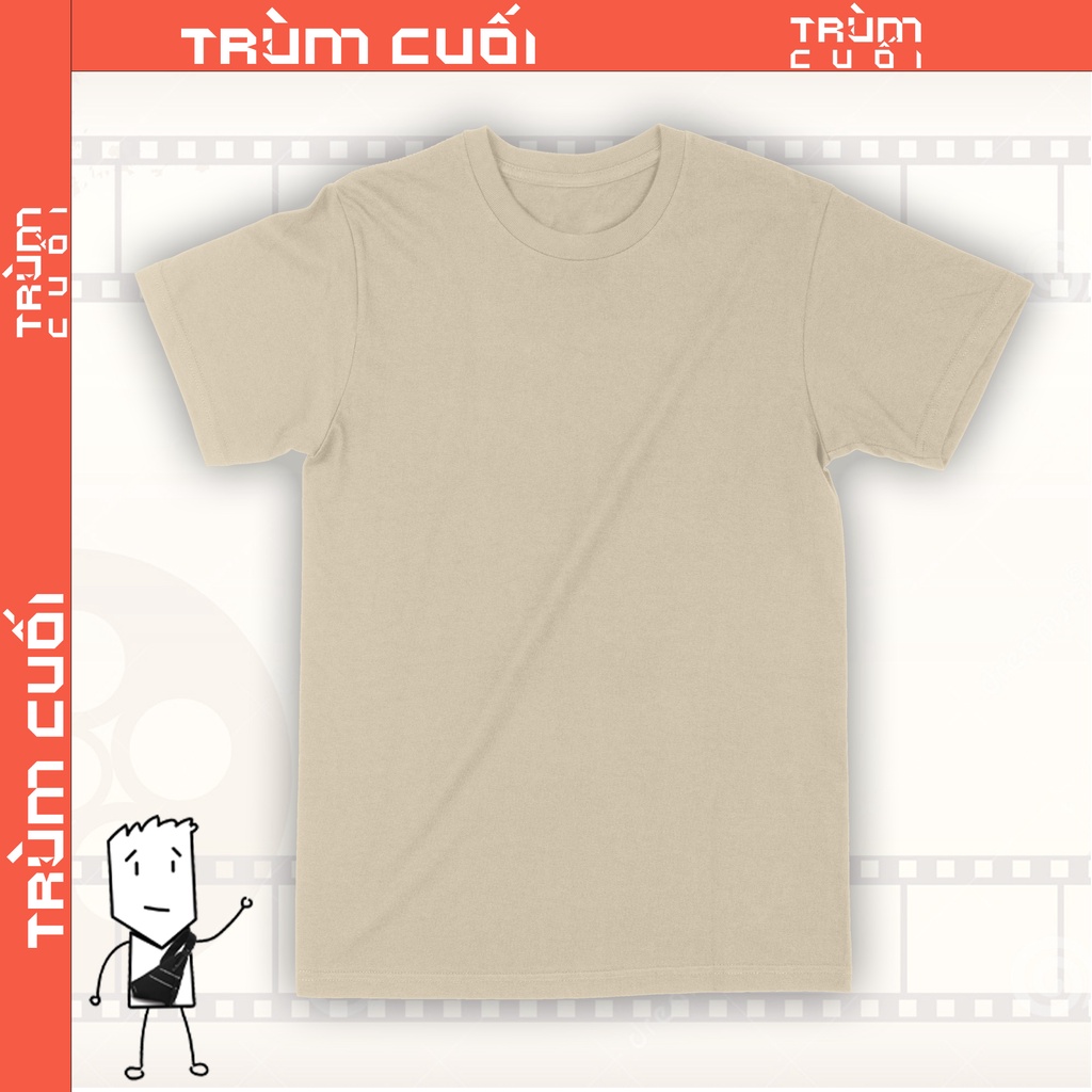 Áo thun trơn Unisex Trùm Cuối, GIldan Cotton 100%, 8 màu nam nữ