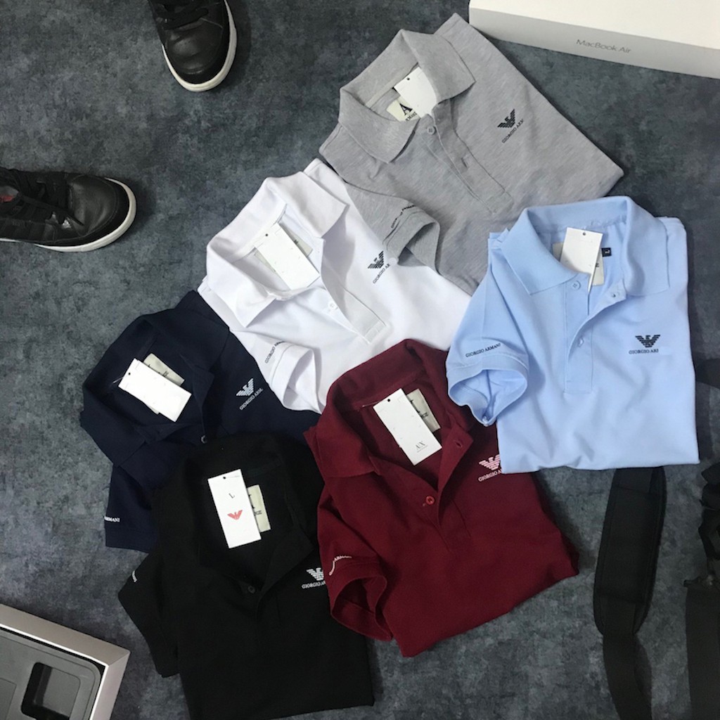 Áo thun nam có cổ Acquilia Exchange mẫu mới cao cấp cực đẹp ADBP011 | BigBuy360 - bigbuy360.vn