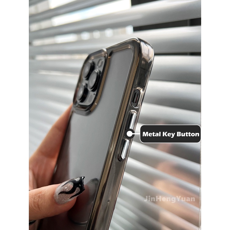 Ốp Điện Thoại Acrylic Mềm Trong Suốt Chống Sốc Cho IPhone 14 13 12 Mini 11 Pro Max XR X XS Xsmax 7 8 Plus SE2