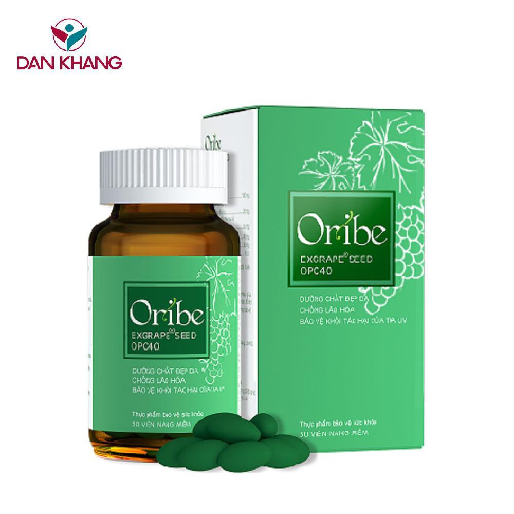 Viên uống Đẹp Da, Mờ Nám, Chống Lão Hóa Oribe - Chiết xuất Hạt Nho Pháp, Collagen nhập khẩu Italia (hộp 30 viên) | BigBuy360 - bigbuy360.vn