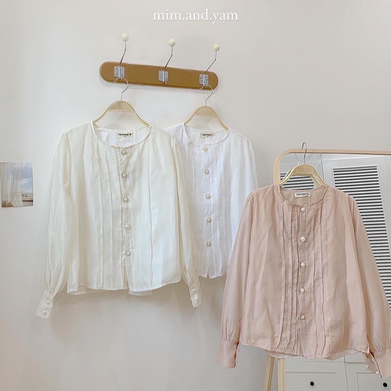 Moony Top 3 màu & Chân váy voan xếp ly