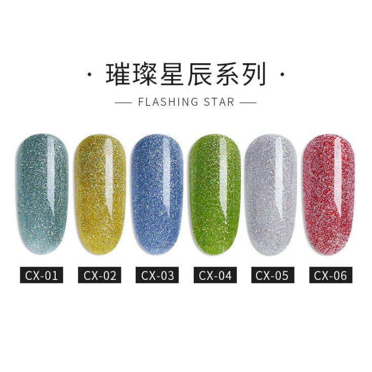 Sơn Gel AS | Mã CX | Nhũ Kim Tuyến Sáng
