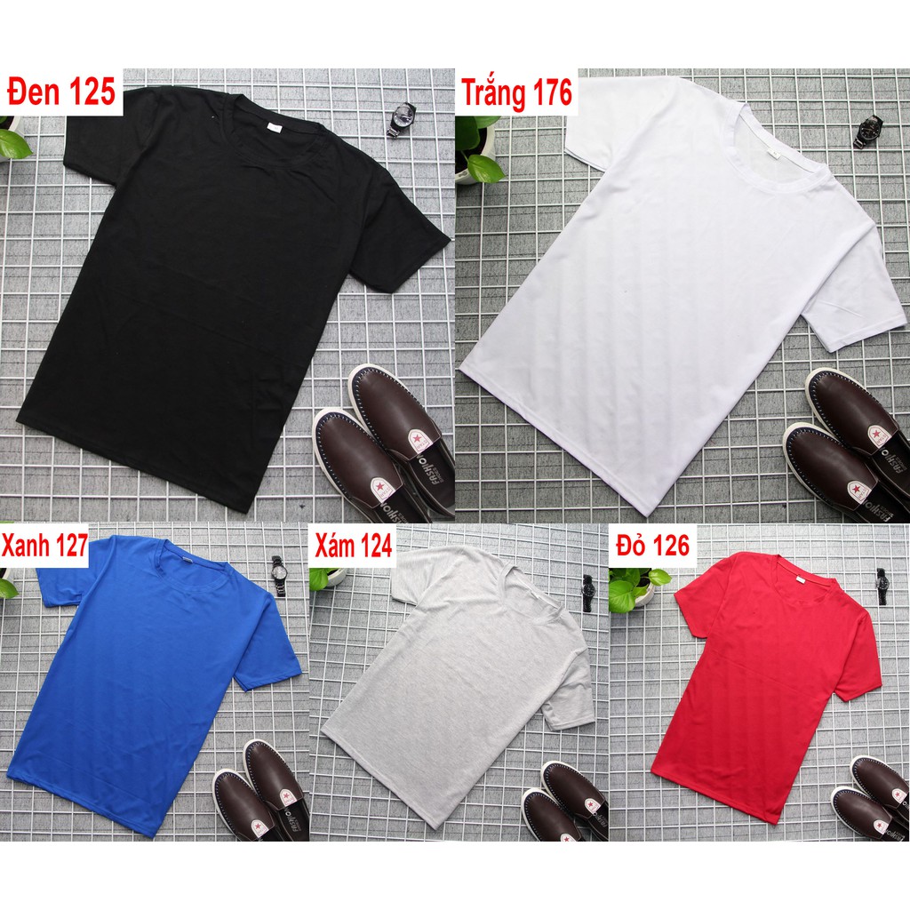 Combo 5 áo thun cổ tròn vải đẹp siêu rẻ Tronshop | BigBuy360 - bigbuy360.vn