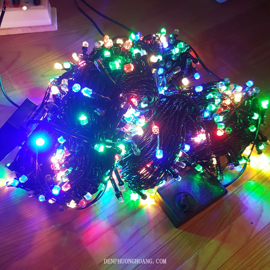 DÂY LED NHÁY KIM CƯƠNG TRANG TRÍ CUỐN CÂY NGOÀI TRỜI DỊP LỄ TẾT, NOEL