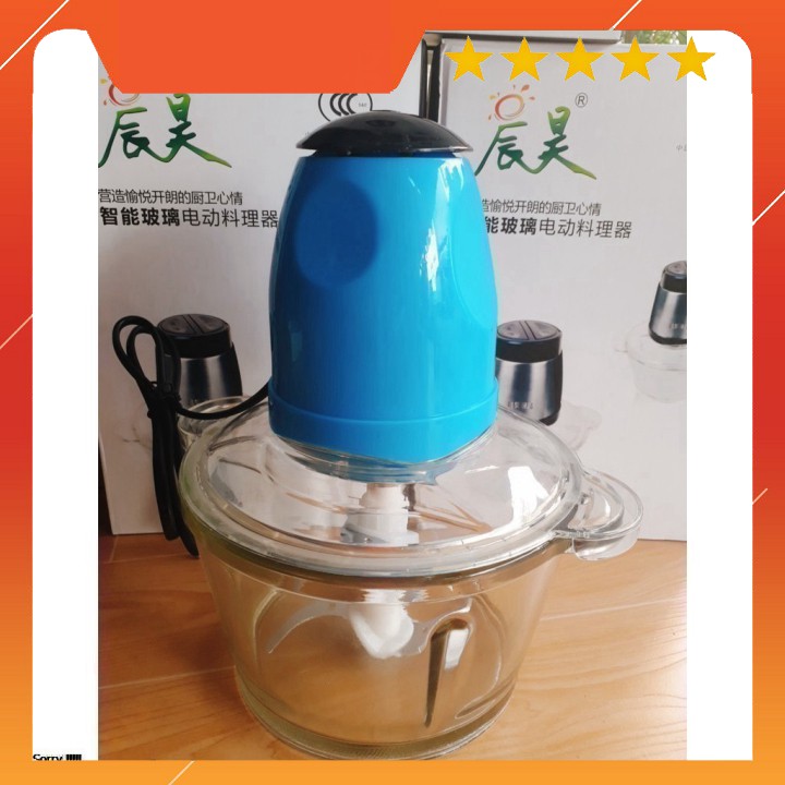 XẢ KHO - BÁN VỐN MÁY XAY THỊT CỐI NHỰA 2000ml HIỆU CHEN HAO - BTC01 KJGHFUROT9578