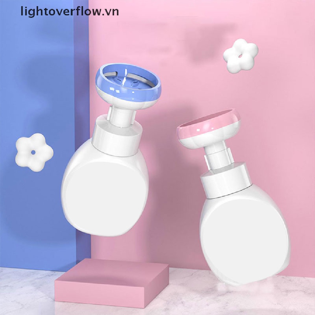 Bình Bơm Xà Phòng Rửa Tay Tạo Bọt In Hoa