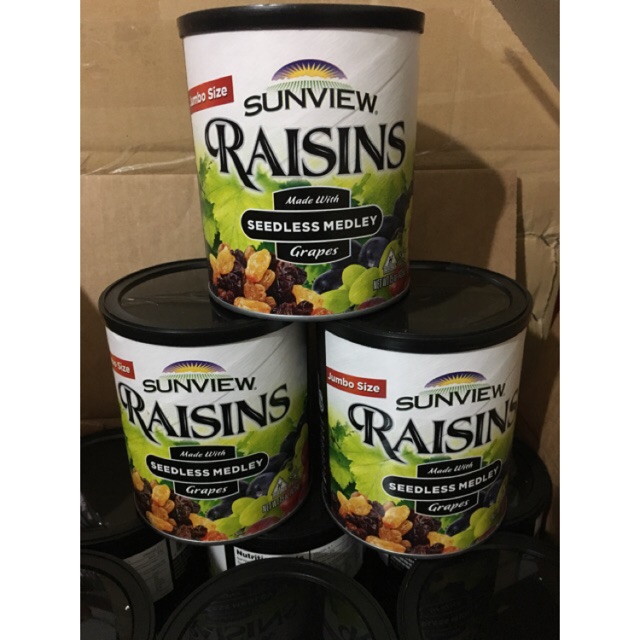 Nho Khô Mỹ Sunview Raisins 425g (Thập Cẩm) Date 2022