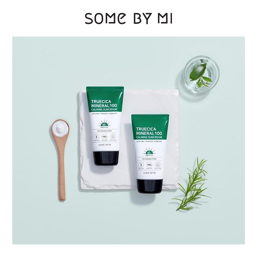 Kem Chống Nắng Some By Mi Truecica Mineral 100 Calming Suncream 50PA++++ 50ml