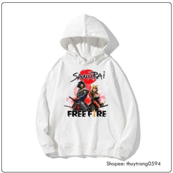 HOT SALE- NEW- SALE- Áo Hoodie in hình Free Fire Samurai Katana - áo HOT - MUA NGAY - hàng độc quyền