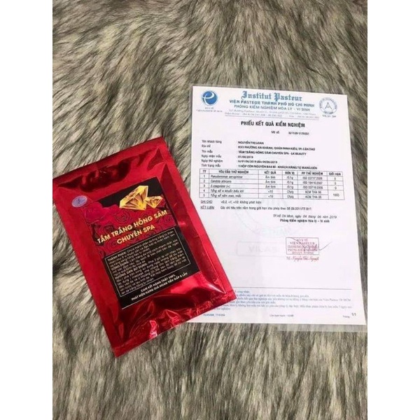 Tắm trăng Hồng Sâm giúp mờ thâm body trắng da an toàn chính hãng