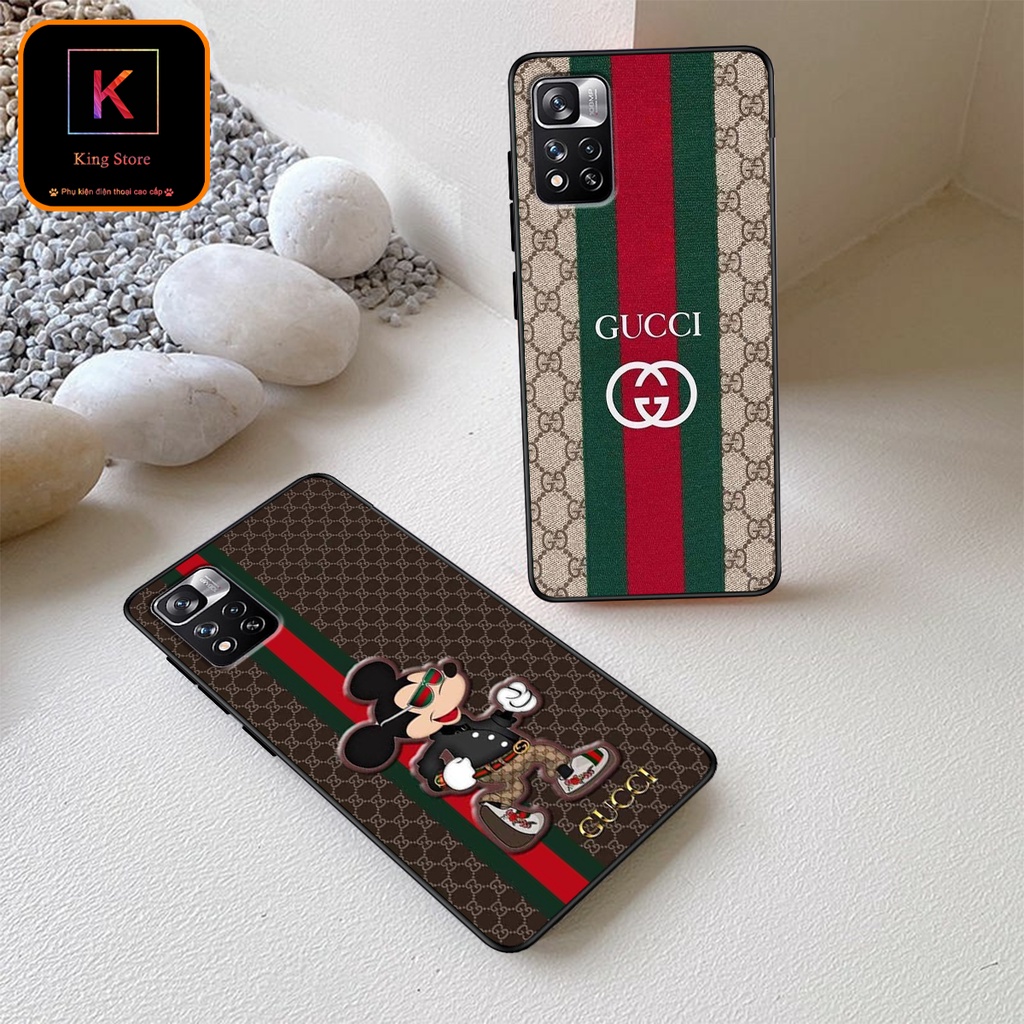 Ốp lưng Redmi Note 11 5G - Redmi Note 11 Pro 5G Bản Trung Quốc - Ốp in hình GÜÇÇÏ - lưng nhám viền TPU cao cấp