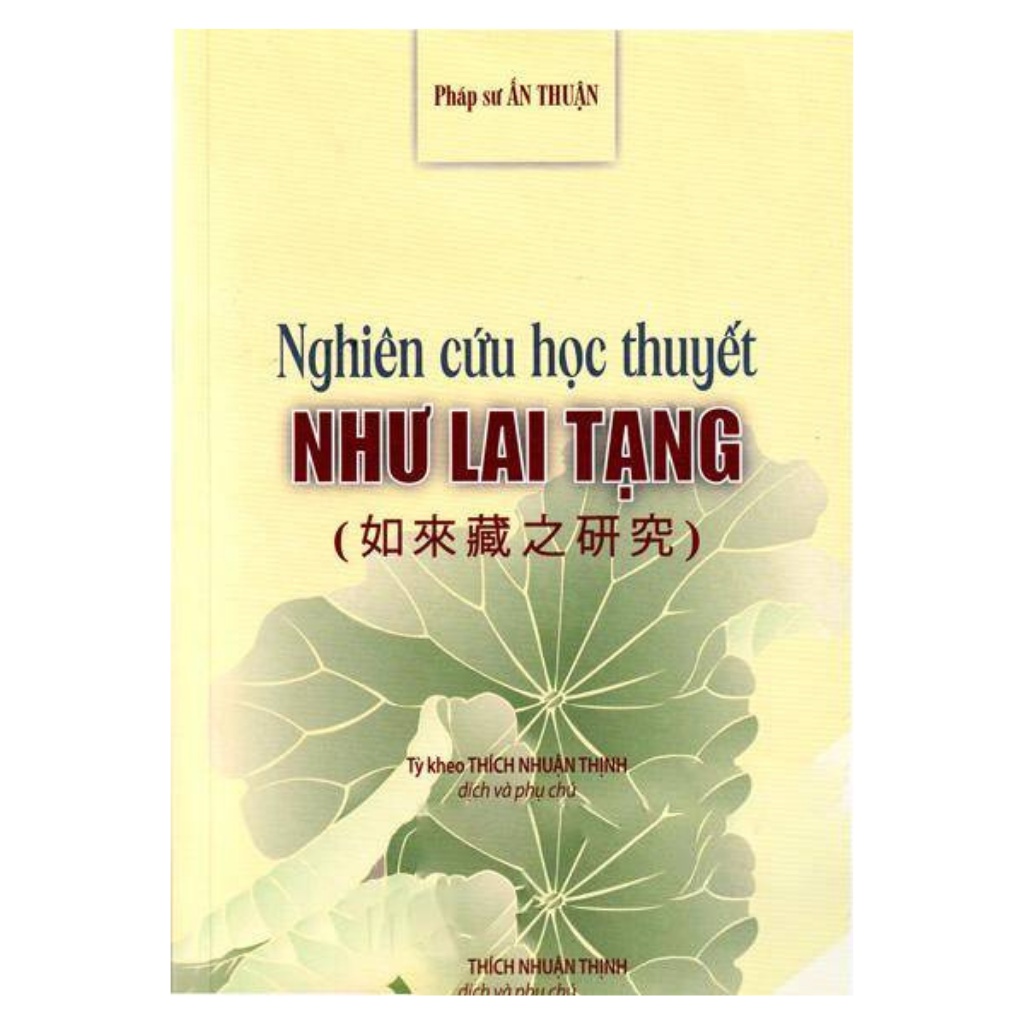 Sách - Nghiên Cứu Học Thuyết Như Lai Tạng