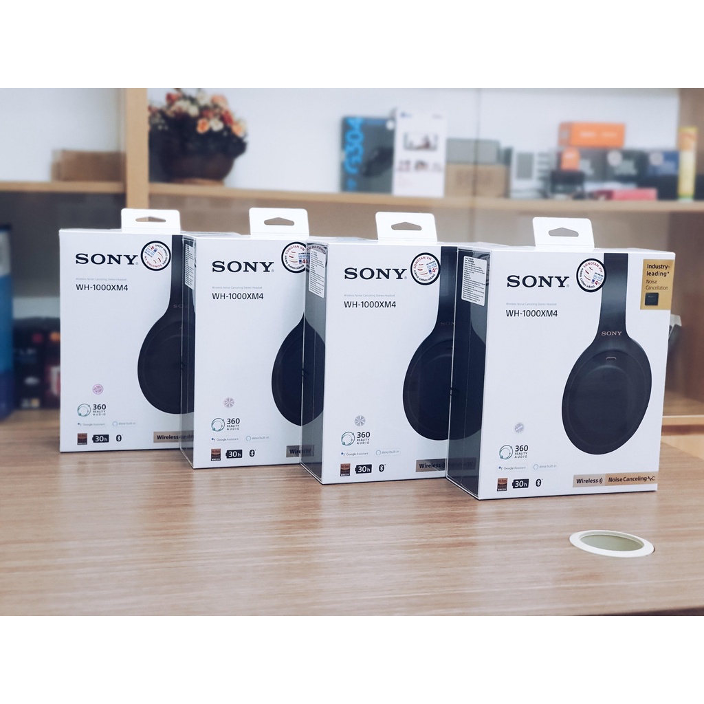 Tai Nghe Bluetooth Chụp Tai Sony WH-1000XM4 Hi-Res Noise Canceling| Hàng chính hãng|