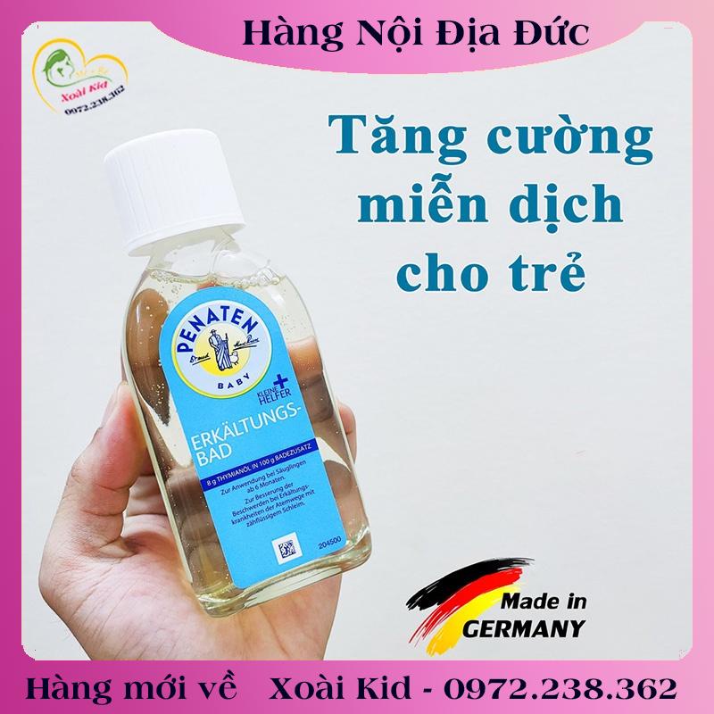[auth] Tinh dầu tắm chống cảm Penaten 125ml - Đức [Hàng nội địa Đức, Đủ Bill] [Hot]