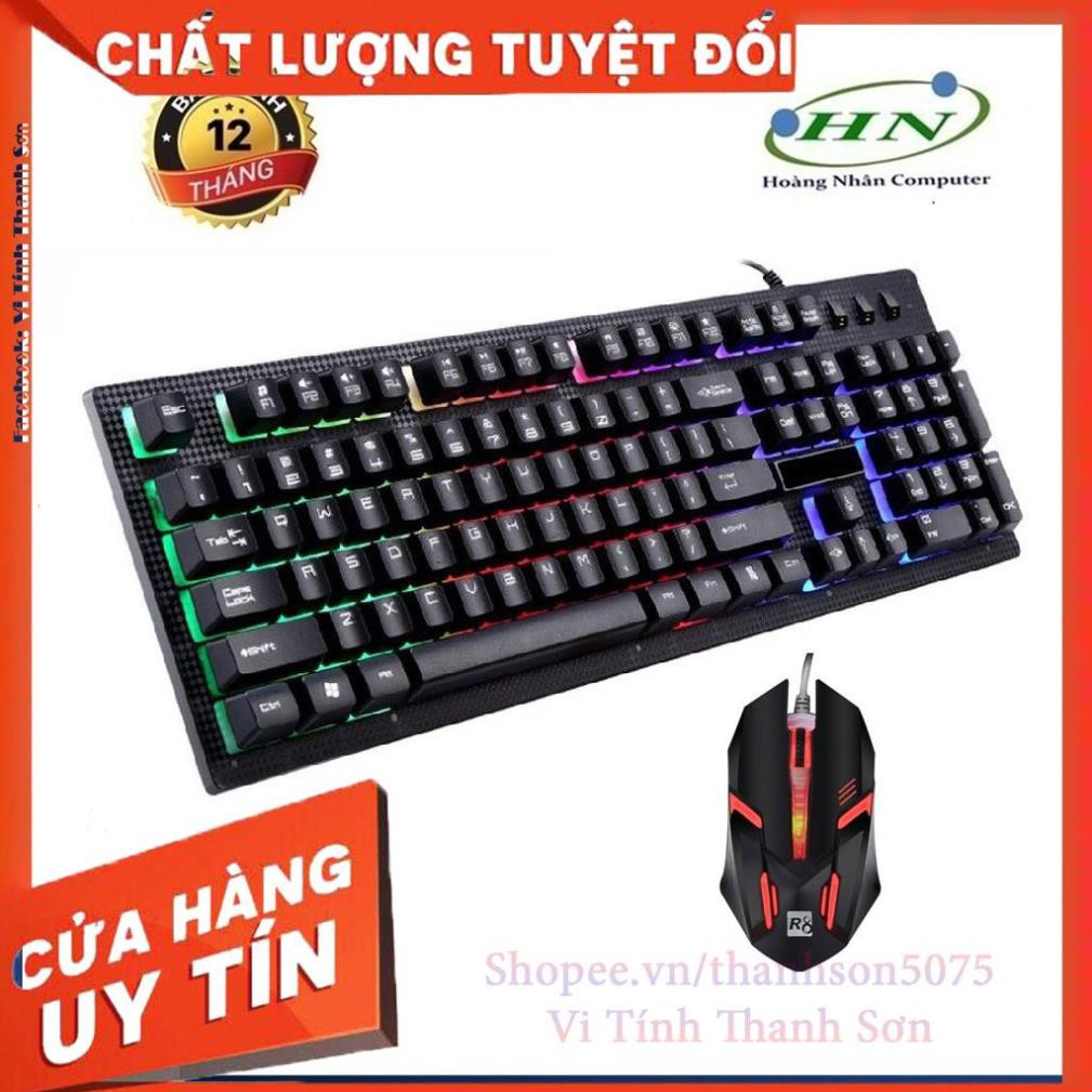 BỘ BÀN PHÍM GIẢ CƠ GAME G20 VÀ CHUỘT R8 1602 LED 7 MÀU - Vi Tính Thanh Sơn