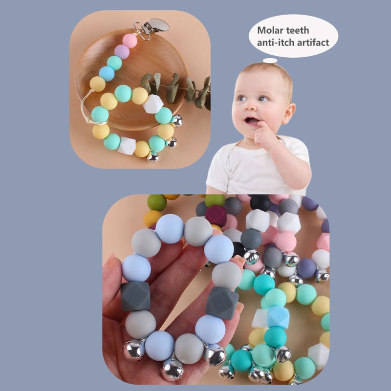 Haha Vòng Đeo Tay Đồ Chơi Bằng Silicone Bề Mặt Mịn Handmade Dành Cho Trẻ