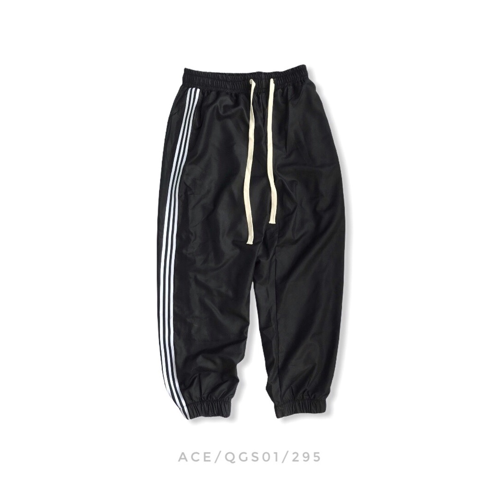TRACKPANT SỌC VẢI DÙ 2 LỚP, CHẤT VẢI DÀY DẶN