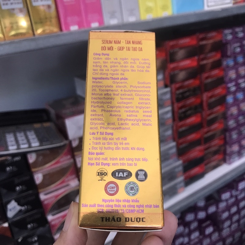 Serum Nám-Tàn Nhang-Đồi Mồi-Giúp Tái Tạo Da Narguerlife Ex 20ml