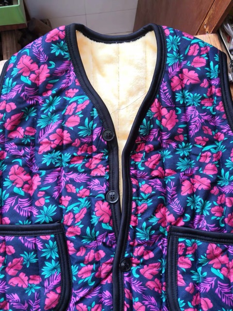 Áo gile lông cho người già