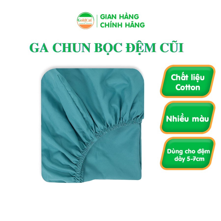 [HOT]Ga Chun Bọc Đệm Cũi Cho Bé GOLDCAT GCC Chất Liệu Cotton Mềm Mịn Dùng Cho Đệm Dày 5-7cm