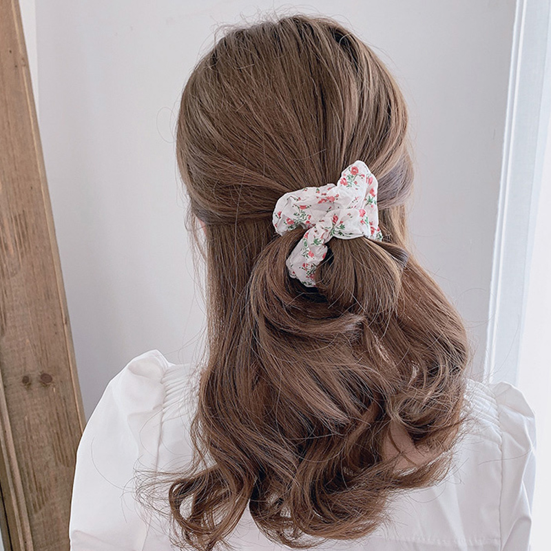 Băng Đô Co Giãn In Họa Tiết Dễ Thương Phong Cách Hàn Quốc Thời Trang Cho Nữ 7