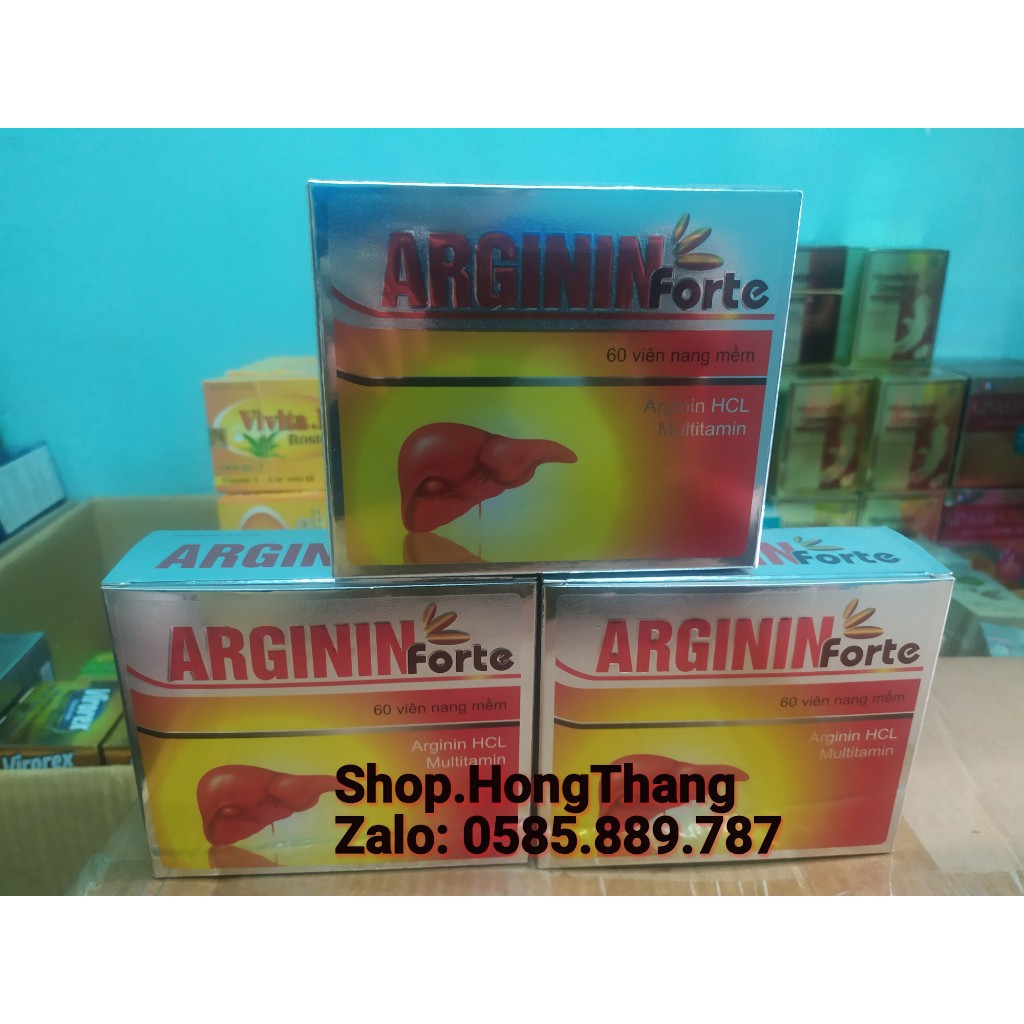 ARGININ FORTE- GIÚP BỔ GAN, THẢI ĐỘC CƠ THỂ _CHINHHANG