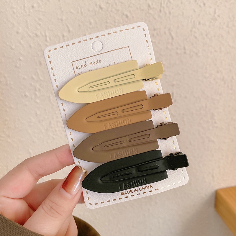 Set 4 Kẹp Tóc Nữ Hình Chữ V Đơn Giản