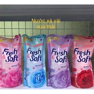 Nước xả vải thái lan fresh soft đậm đặc túi 600ml