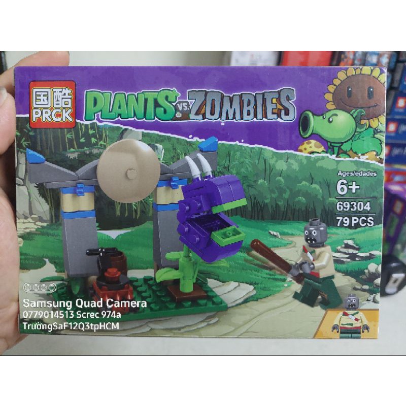 Lego Prck 69304 plant and zombie cuộc chiến cây cỏ và thây ma ở khu vườn tuổi thơ