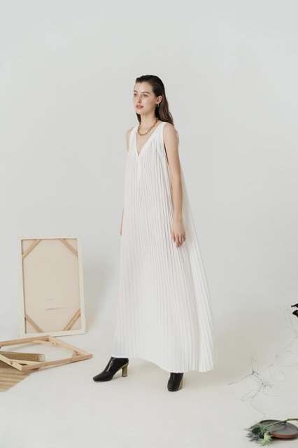 ĐẦM NUDIEYE ÉLIE PLEATED DRESS