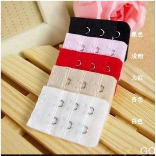 AOTUO COD 5Pcs / Set Strap Replacement Bra with Buckle 2 Hook for Women