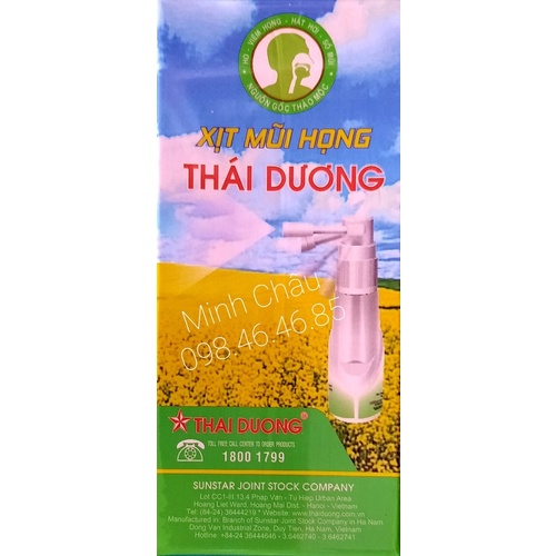 Xịt mũi họng Thái Dương