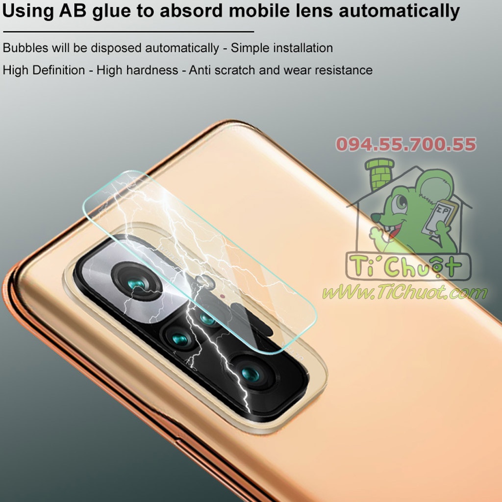 [Ảnh Thật] Kính CL Chống Trầy Camera Xiaomi Redmi Note 10/ Note 10S Cường Lực 2.5D