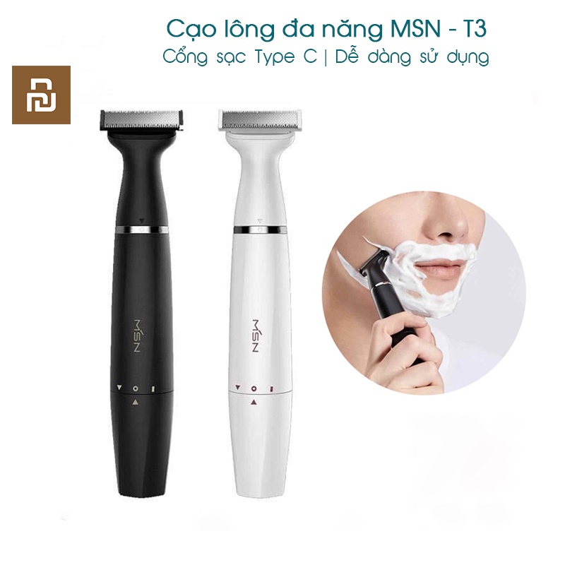 [Hỏa Tốc HCM] Máy cạo râu, cạo lông đa năng Xiaomi MSN - T3