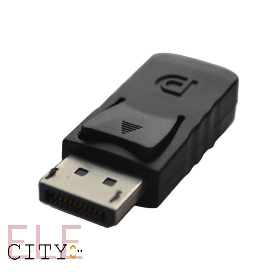 111ele} Black DP Displayport Male To Mini DisplayPort Female Mini DP Convertor Adapter