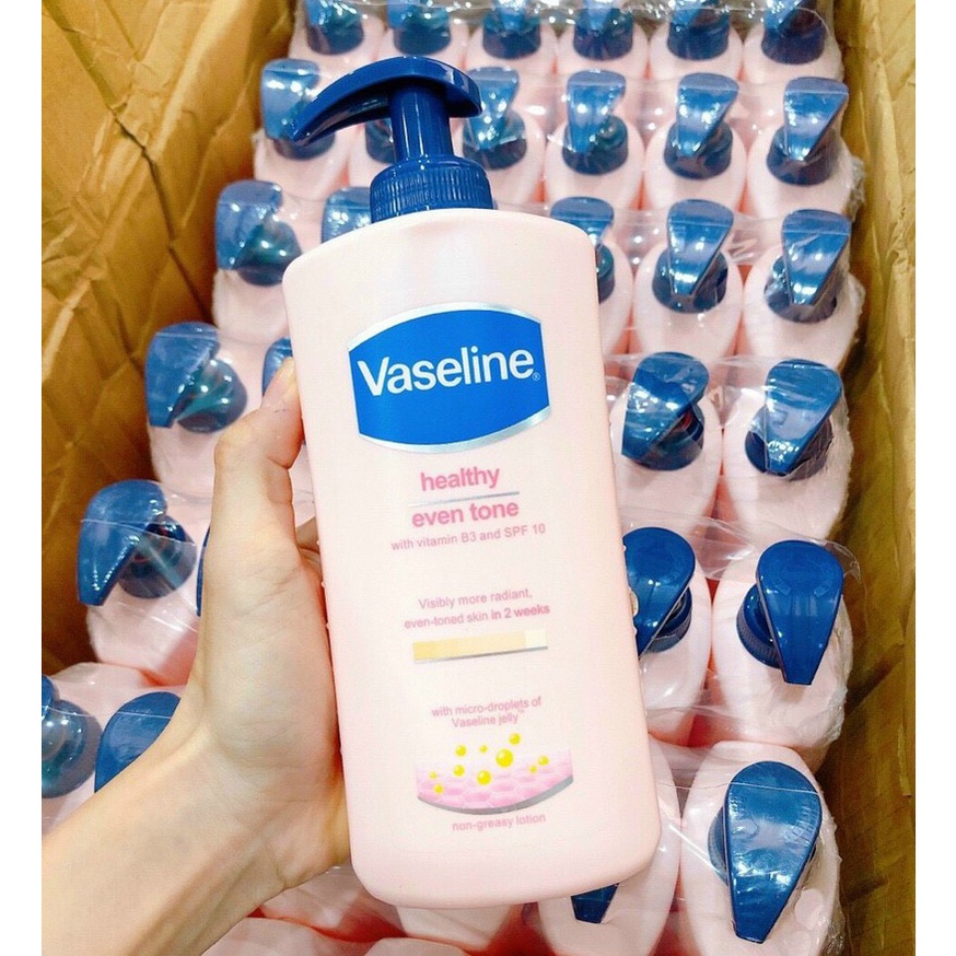 Sữa dưỡng thể Body dưỡng trắng da, dưỡng ẩm toàn thân Vaseline Healthy White