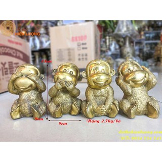 Bộ tượng khỉ 4 không – tượng khỉ tứ không