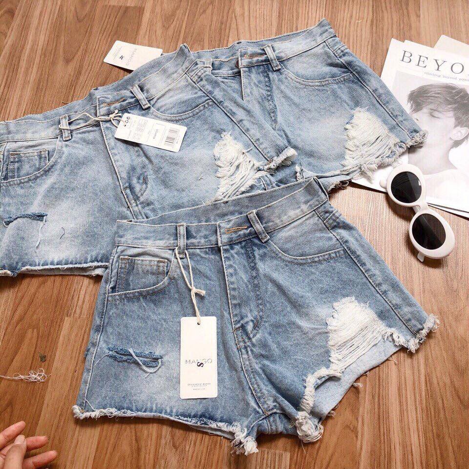 [ xả kho ] HS Quần sooc jeans rách