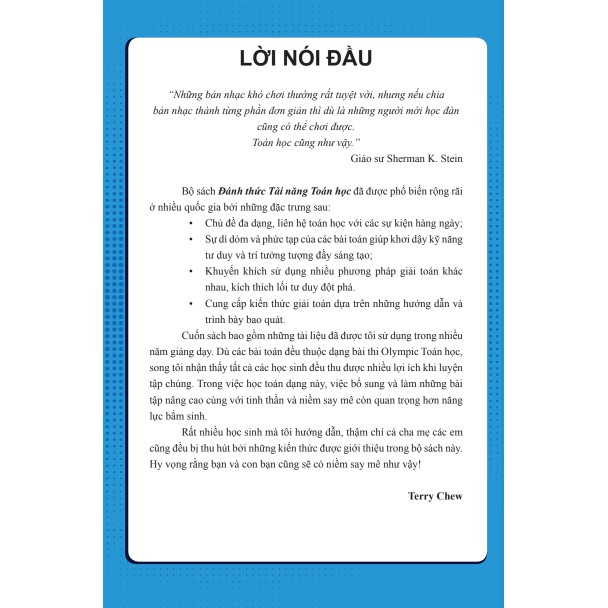 Sách - Đánh Thức Tài Năng Toán Học 01 ( Từ 7-8 tuổi dành cho bé lớp 1 và lớp 2)