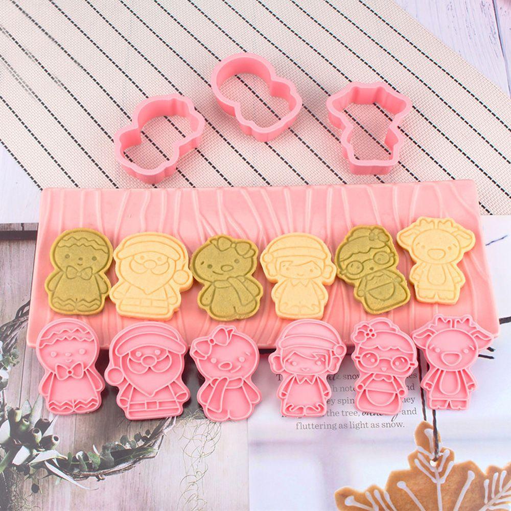 Set 6 Khuôn Làm Bánh Quy Chủ Đề Giáng Sinh