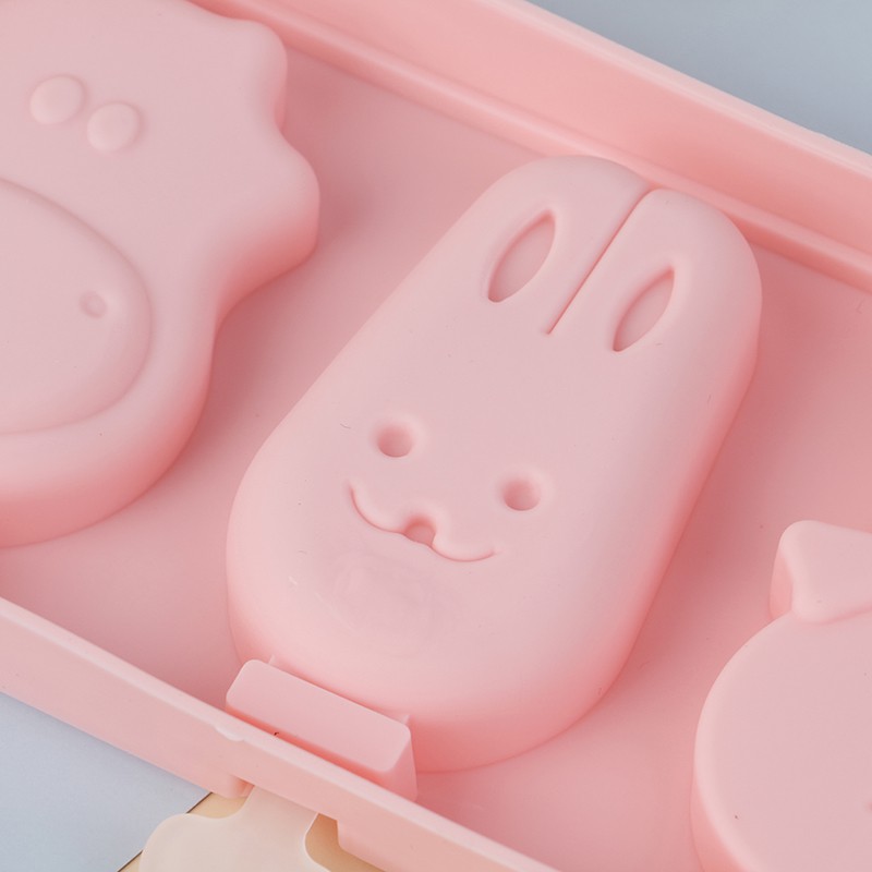 HANDMADE HOMEMADE Khuôn Làm Kem Que Bằng Silicon