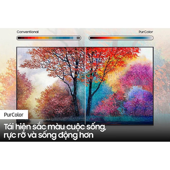 Smart TV Crystal UHD Samsung 4K 65 inch AU7700 2021 - Hàng chính hãng