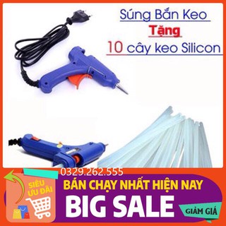 Súng bắn keo tặng 10 keo nến kèm theo