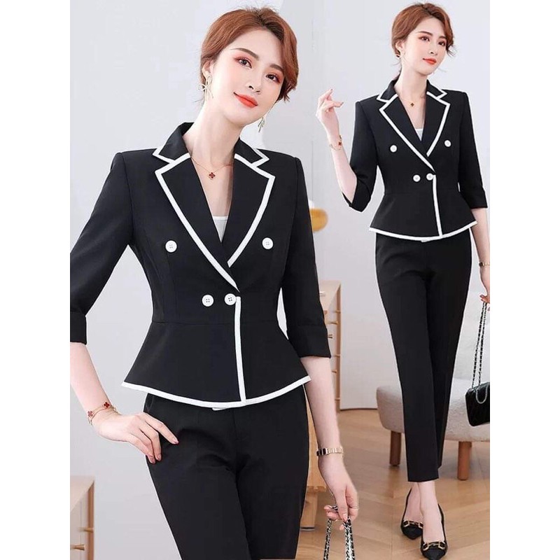 Set vest nữ cao cấp kiểu dáng sang chảnh QCNP2611