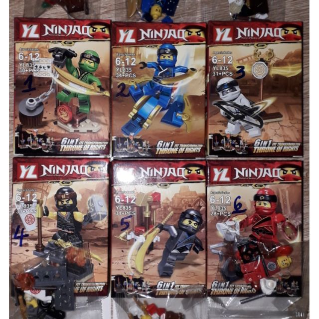 Lắp ráp 1 hộp LegoNinjago YL835