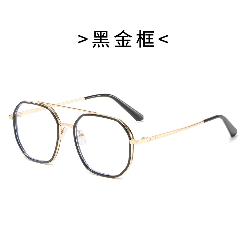 （Có hộp đựng kính）kính cận có độ 0.5~6.0 Kính cận gọng kim loại  độ thời trang cho nam nữ