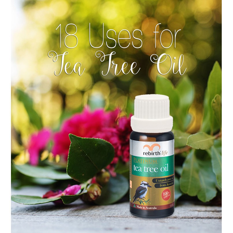 Tinh dầu giảm mụn tràm trà Rebirth Life Platium Tea Tree Oil 10ml RL23  [Nhập Khẩu Chính Hãng] | BigBuy360 - bigbuy360.vn