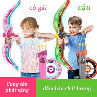 Bắn cung đồ chơi Bộ đồ chơi cung tên cho trẻ em ngoài trời