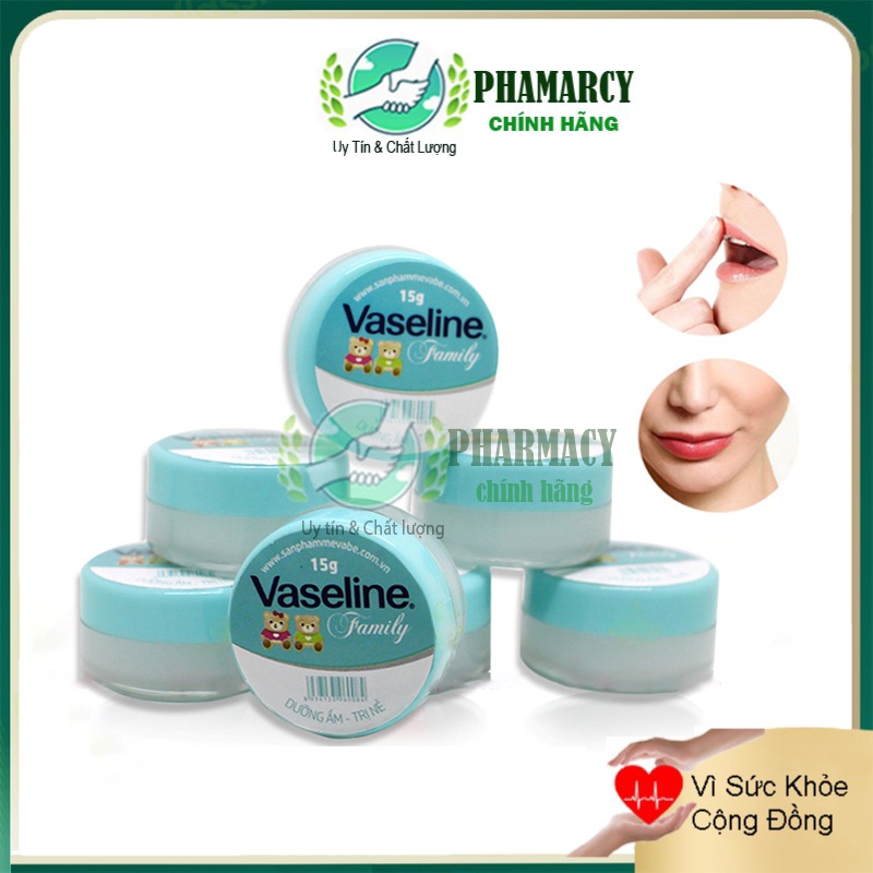 Sáp bôi nẻ Vaseline Family dưỡng ẩm giảm nẻ da từ thảo dược ngăn ngừa khô da